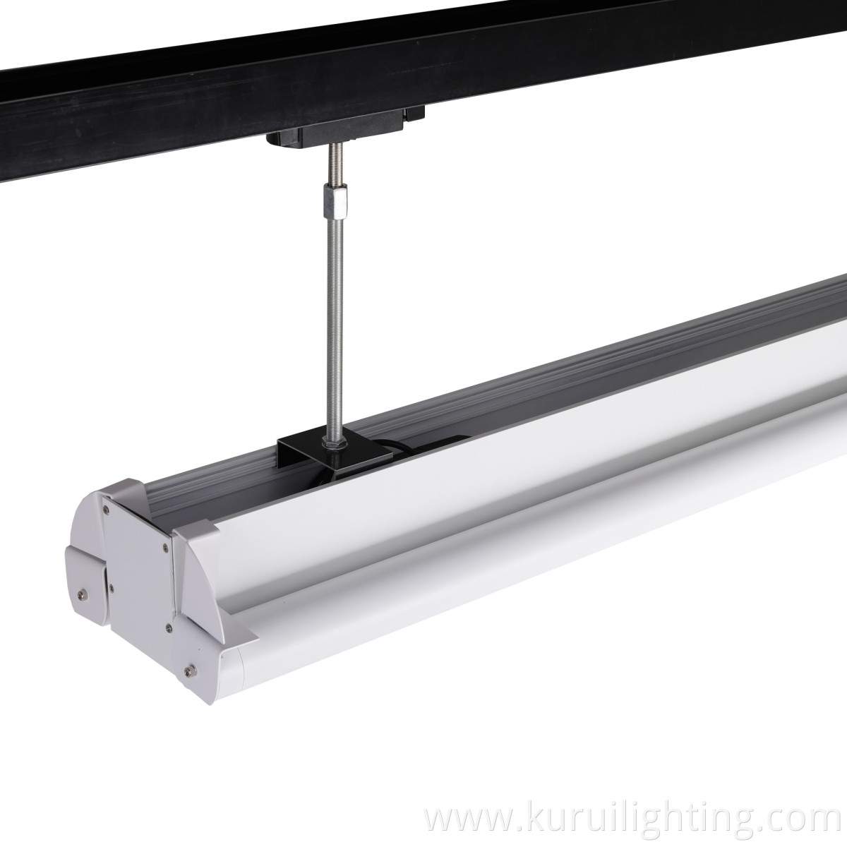 White Supermarket Linear Track Light